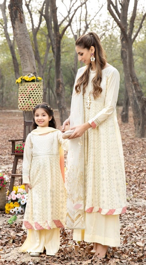 Eid Chikankari AL578 Kids